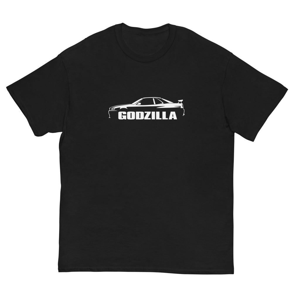 Vintage Car Nissan Skyline GTR R34 Godzilla Tshirt