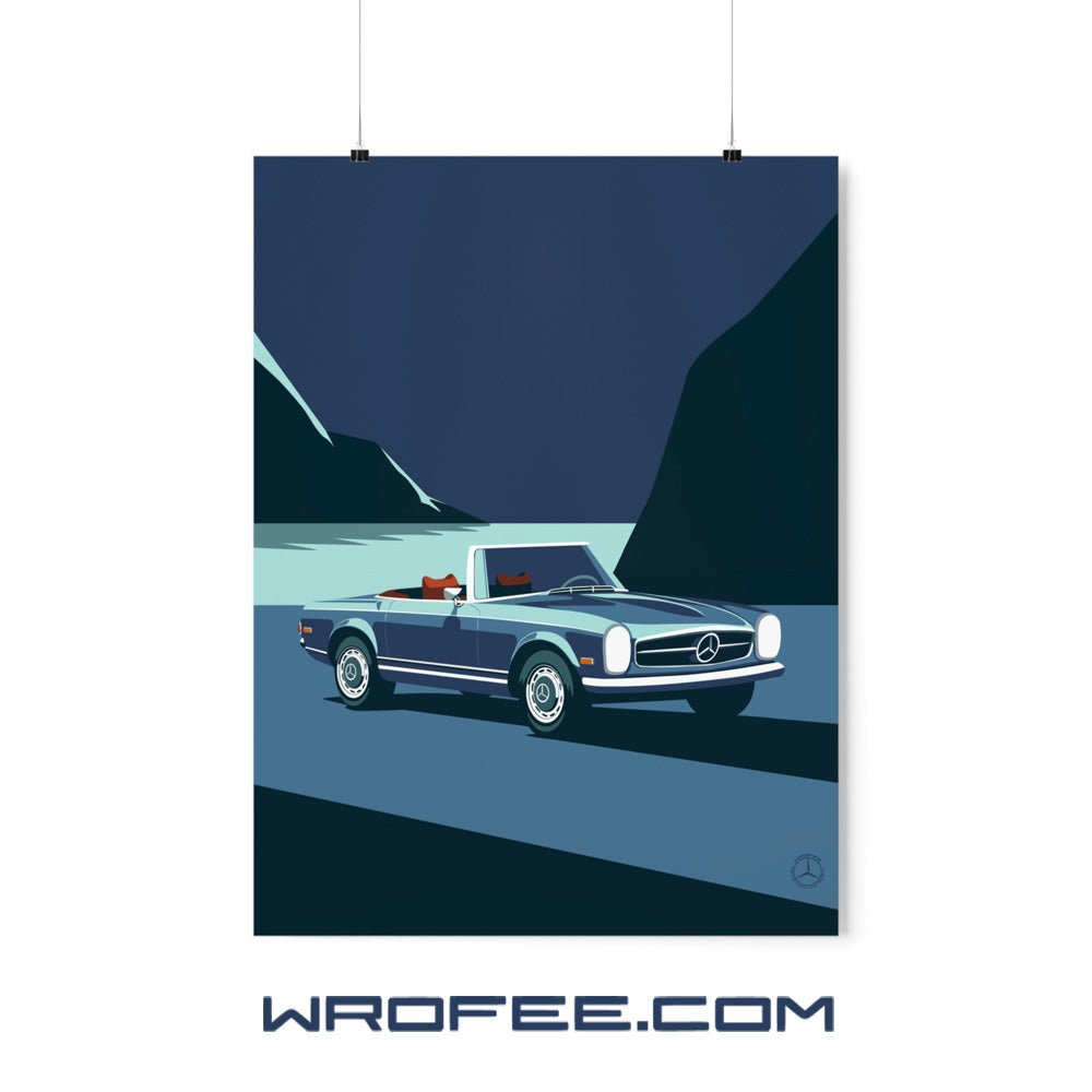 W113 Pagoda 280SL Classic Car Wall Art Print