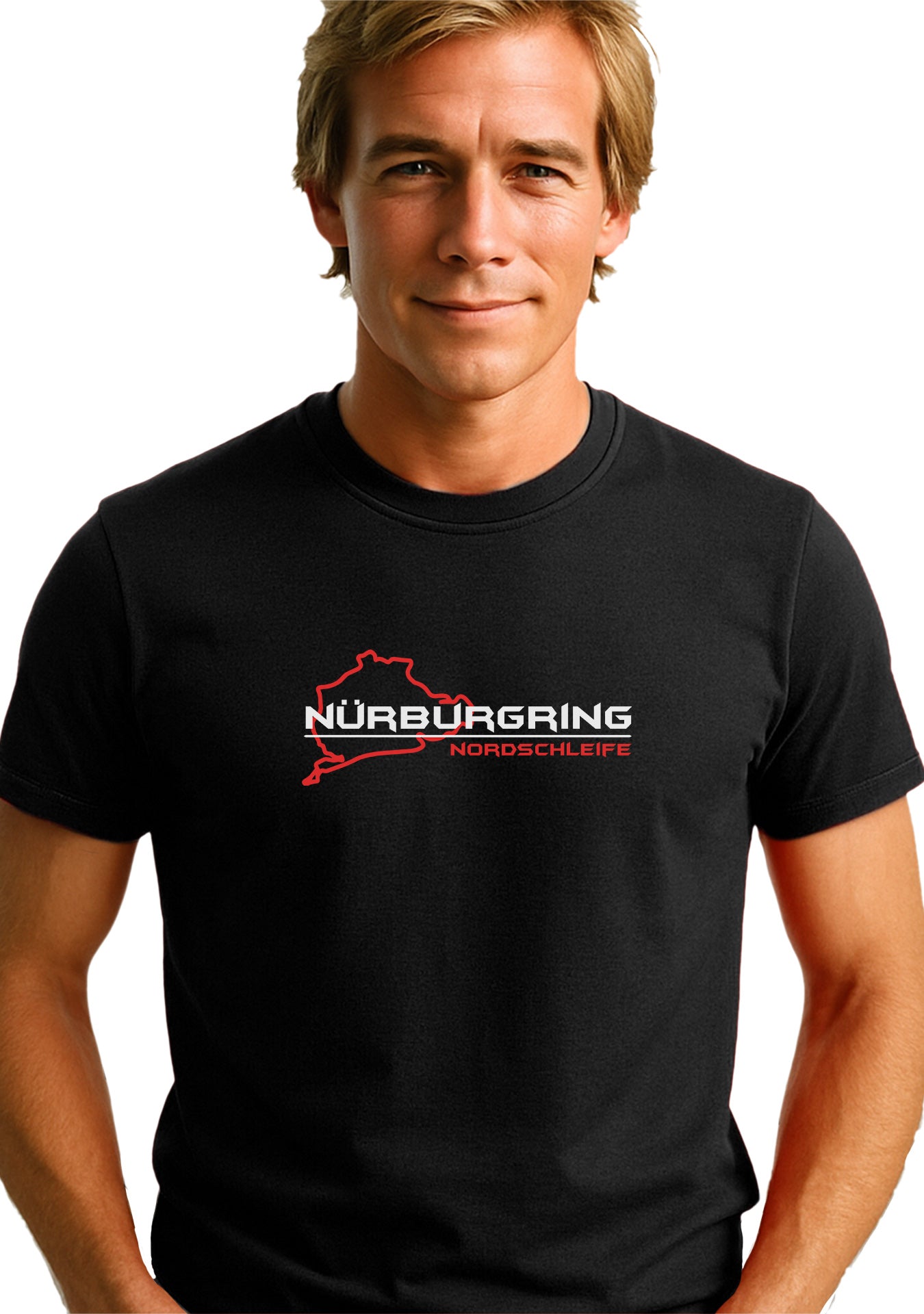 Nürburgring Nordschleife Track Graphic T-Shirt