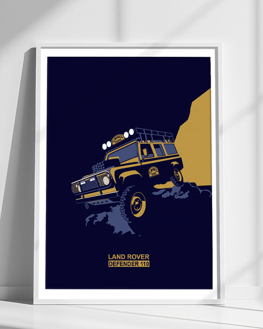 Camel Trophy Defender Wall Art Decor Print