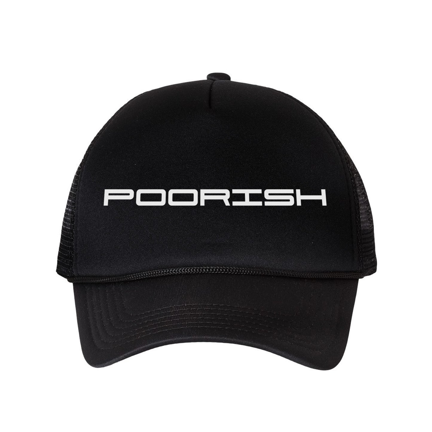 Poorish Funny Car Humor Trucker Hat - Racing Enthusiast Graphic Snapback