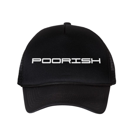 Poorish Funny Car Humor Trucker Hat - Racing Enthusiast Graphic Snapback