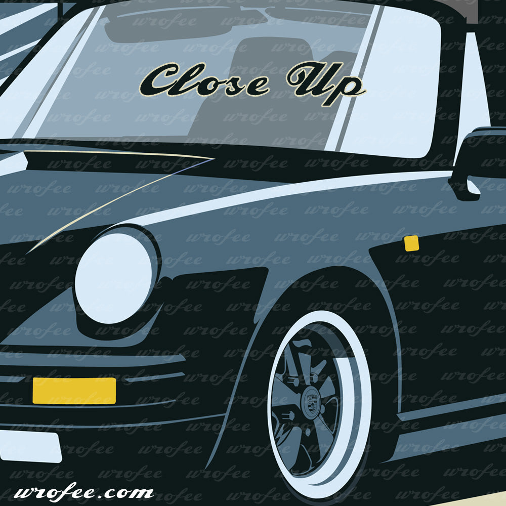 930 Cabrio Vintage Car Wall Art Print