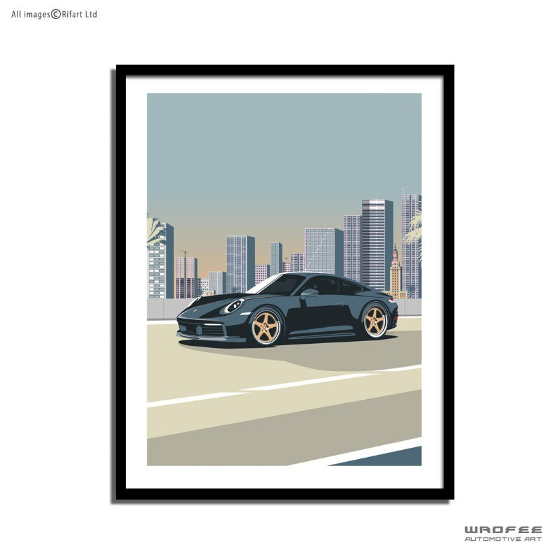 Porsche 911 in Miami Print