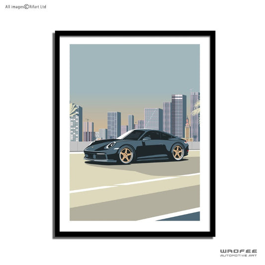 Porsche 911 in Miami Print