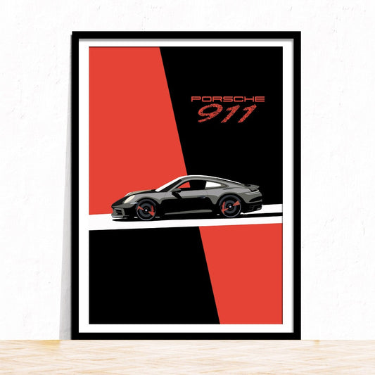 Porsche 911 4gts print