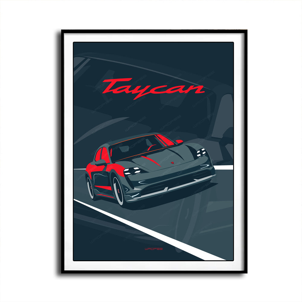 Taycan Wall Art Print