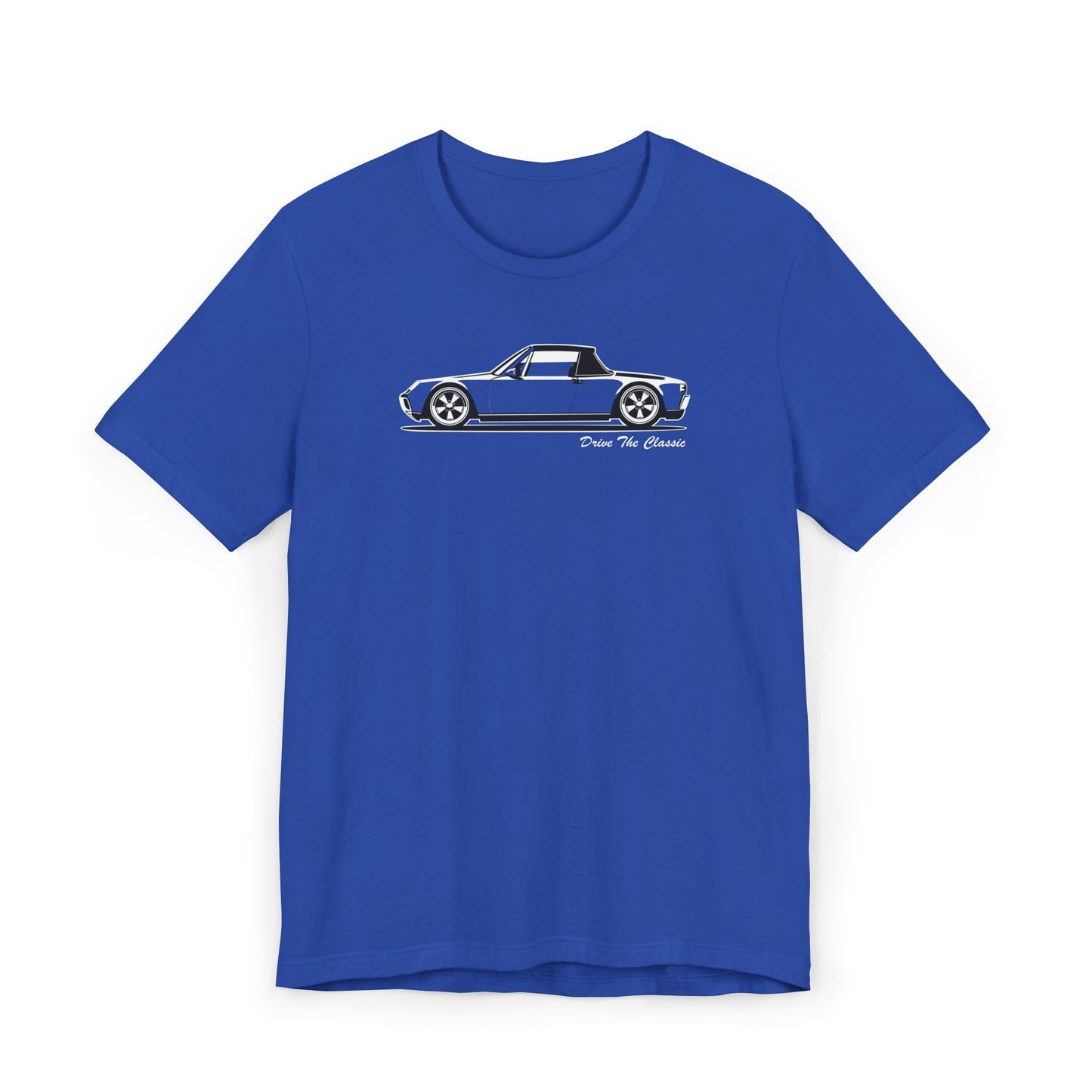 blue porsche t-shirt