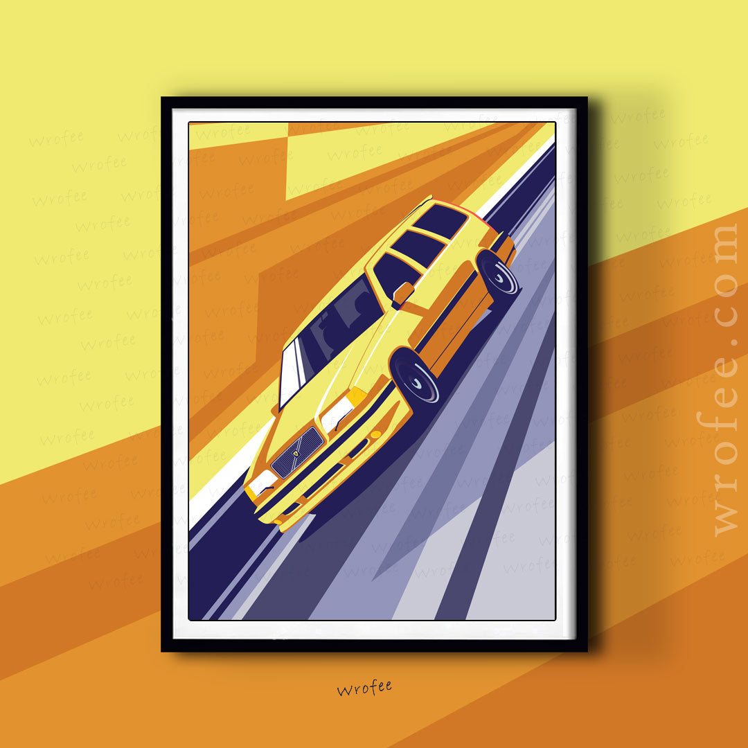 850 Wagon Poster