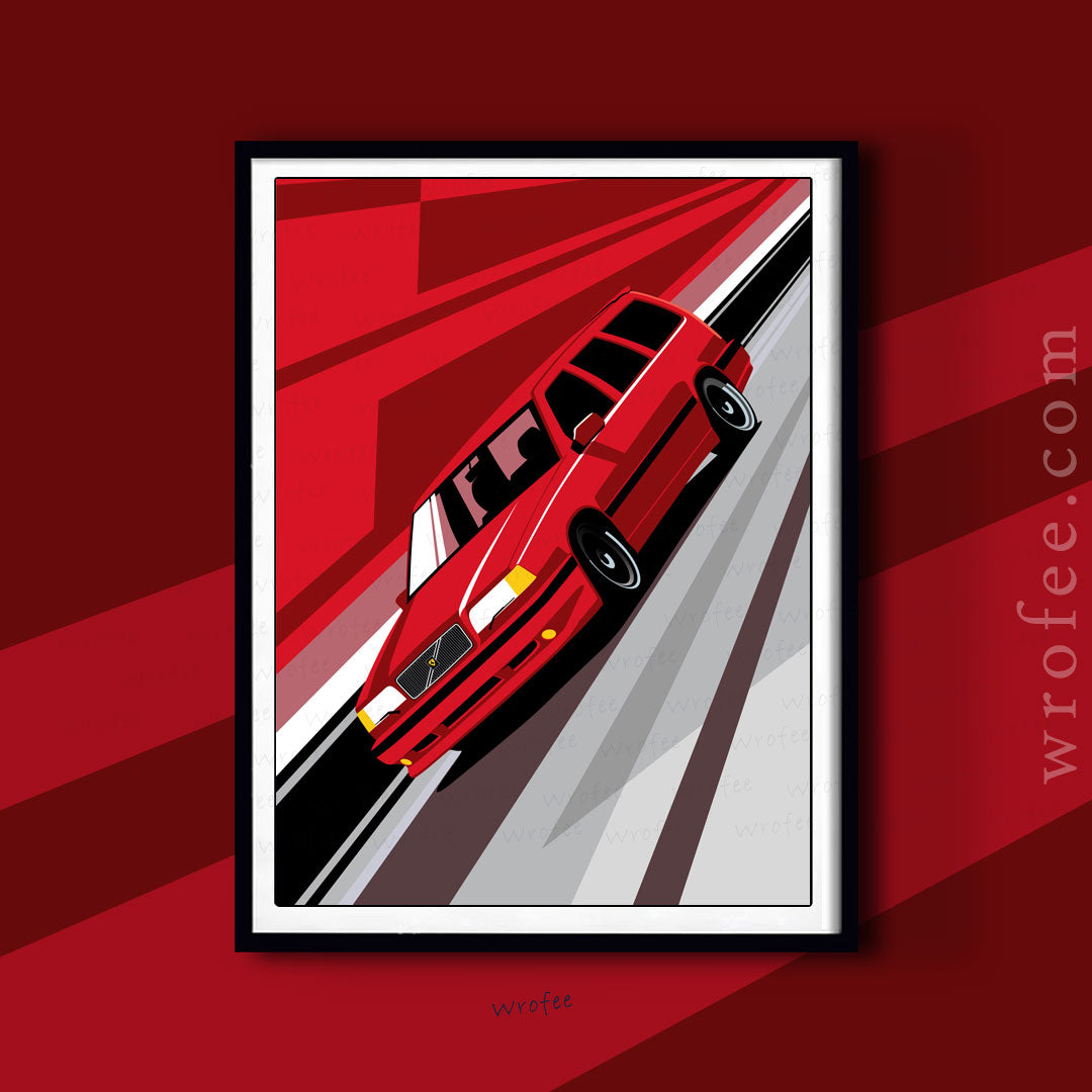 850 Wagon Poster