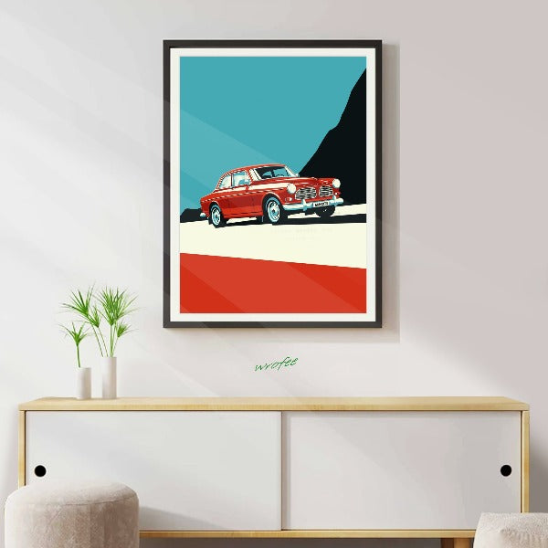 Amazon Classic Car Wall Art Print