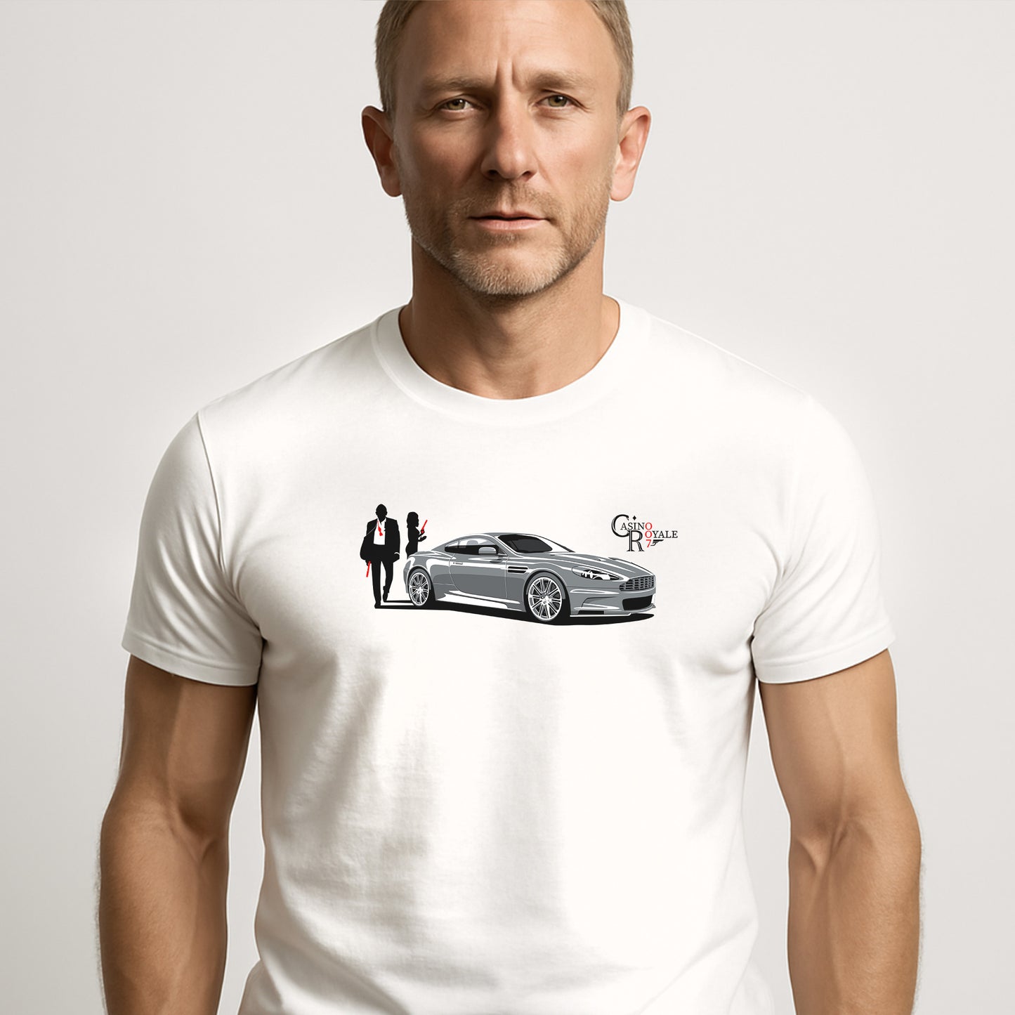 007 Casino Royale DBS V12 GT Coupe Spy Car T-Shirt