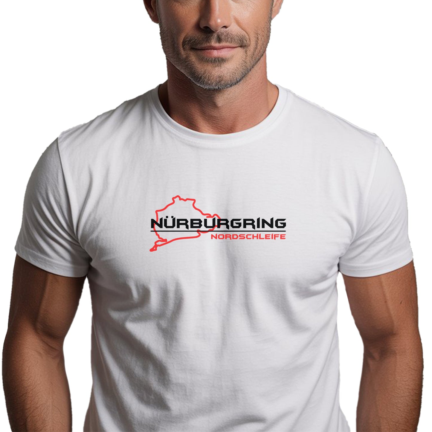 Nürburgring Nordschleife Track Graphic T-Shirt