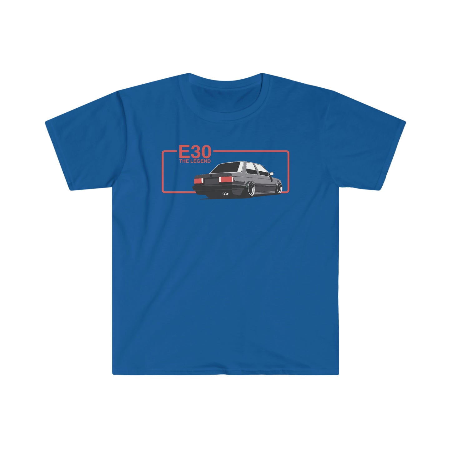 Vintage E30 M3 Car Unisex Softstyle T-Shirt