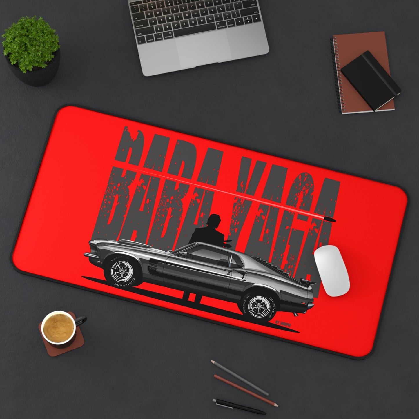 Baba Yaga & Mustang Boss 429 Muscle Car Mouse Pad