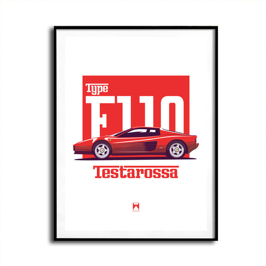 Testarossa Type F110 Print