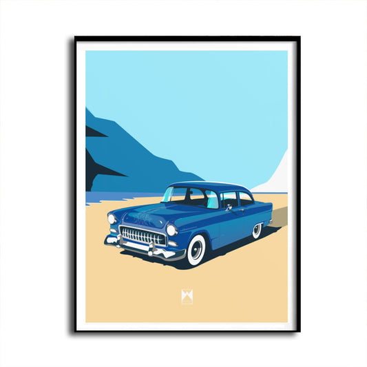 Bel Air Classic Car Print