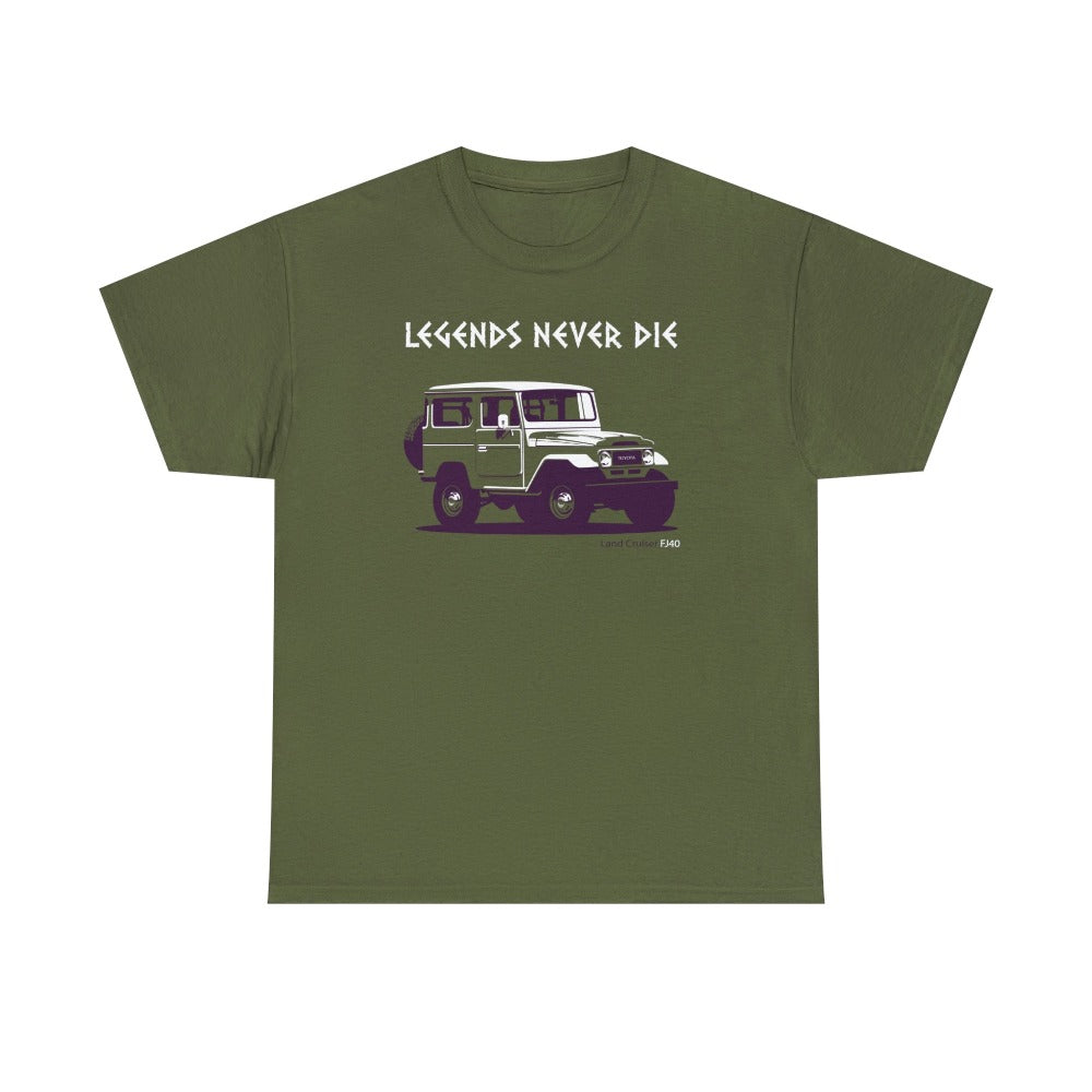 Land Cruiser FJ40 SUV Unisex Heavy Cotton Tee