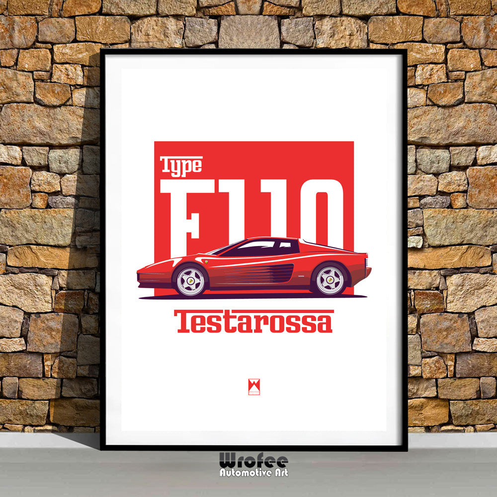 Testarossa Type F110 Print