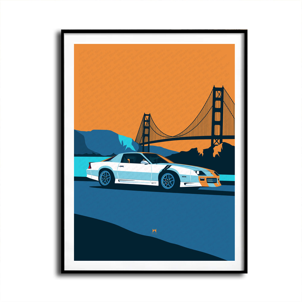 Vintage Camaro Z28 Print