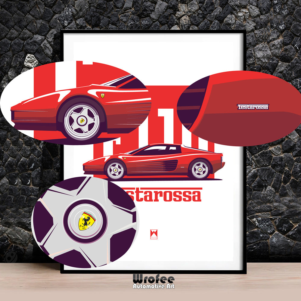 Testarossa Type F110 Print