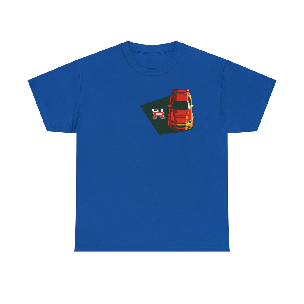 Skyline GTR R34 Godzilla JDM blue t-shirt