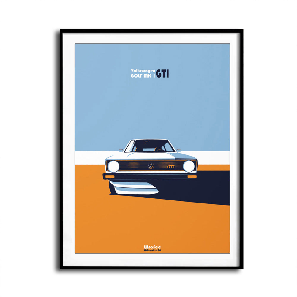 Golf GTI MK1 Art Print