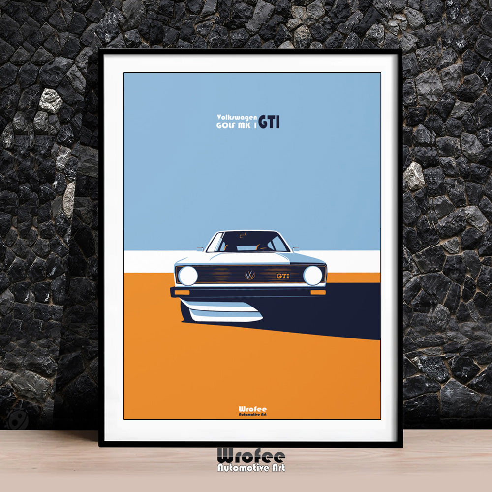 Golf GTI MK1 Art Print