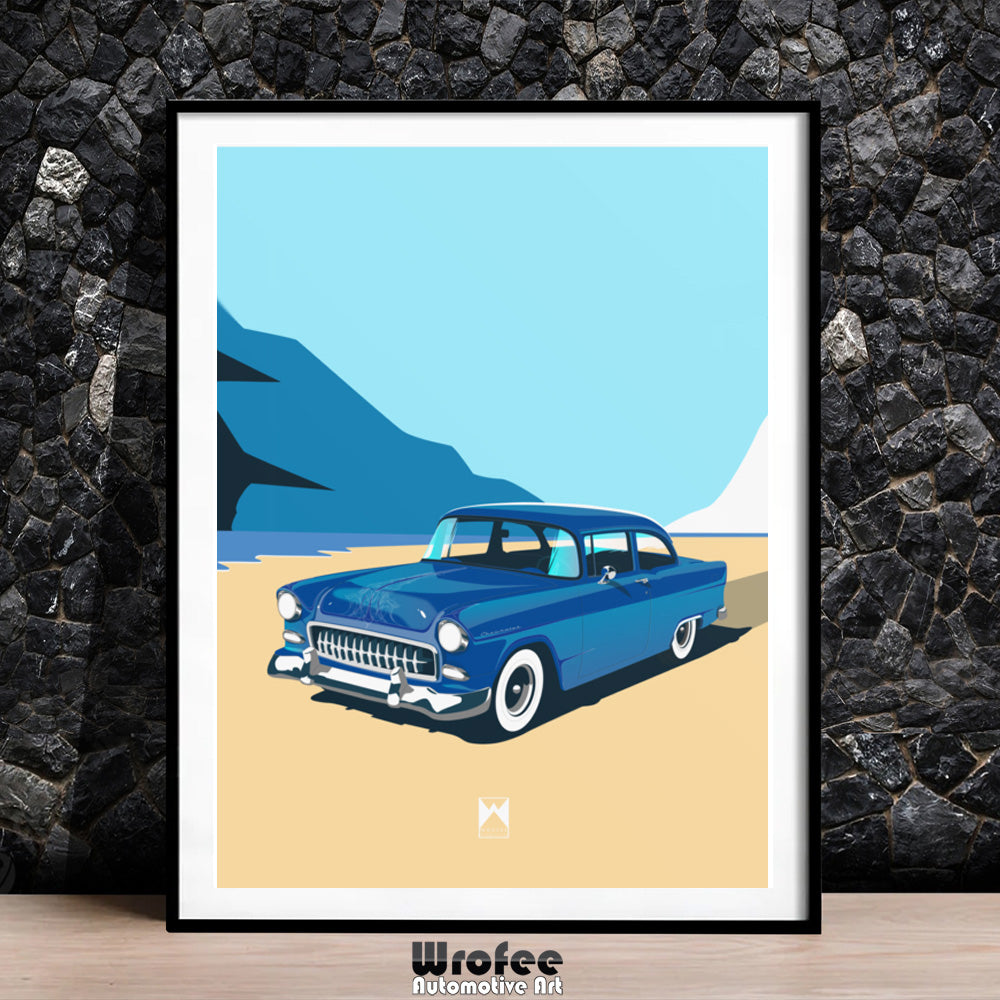 Bel Air Classic Car Print