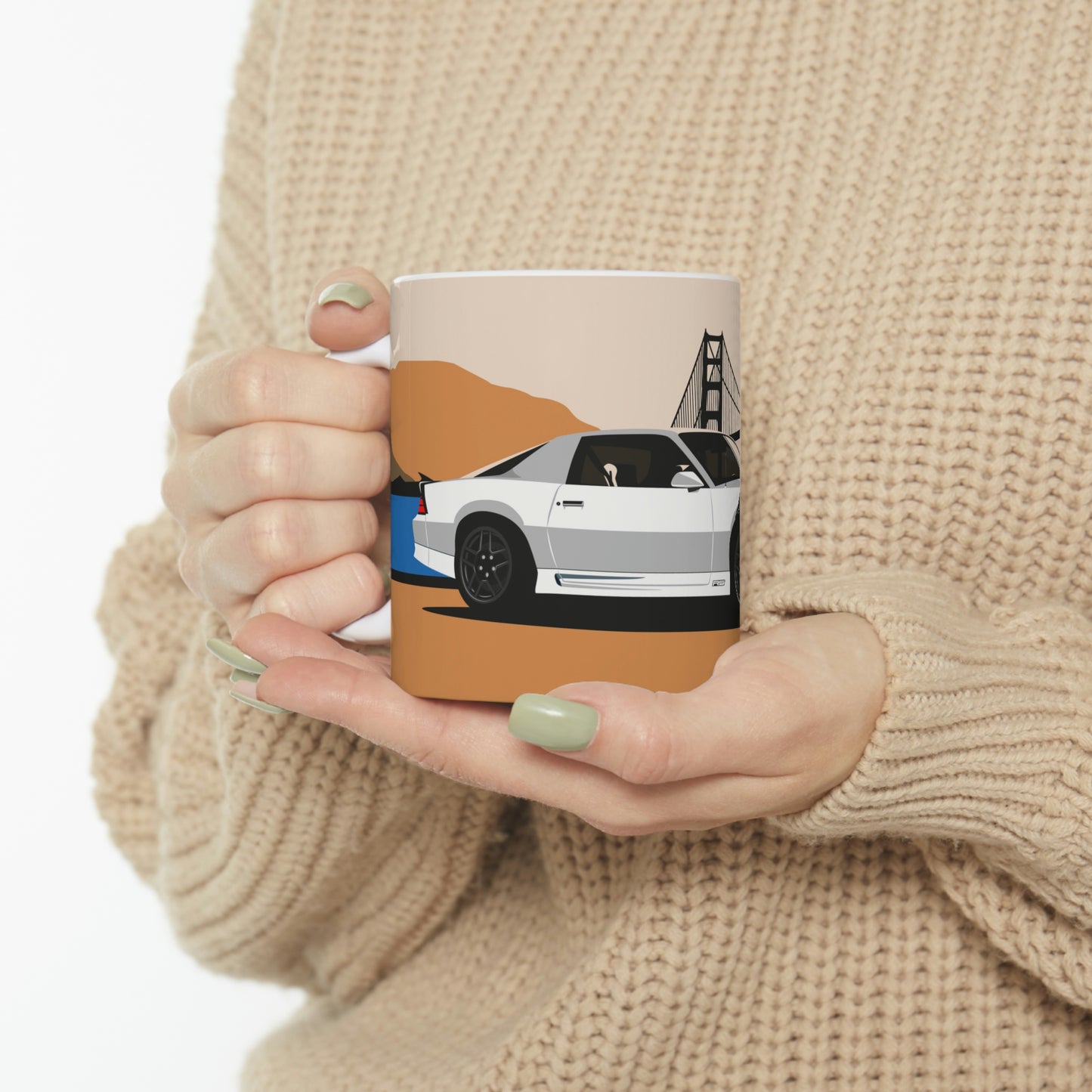 Retro Camaro Z28 Car Mug