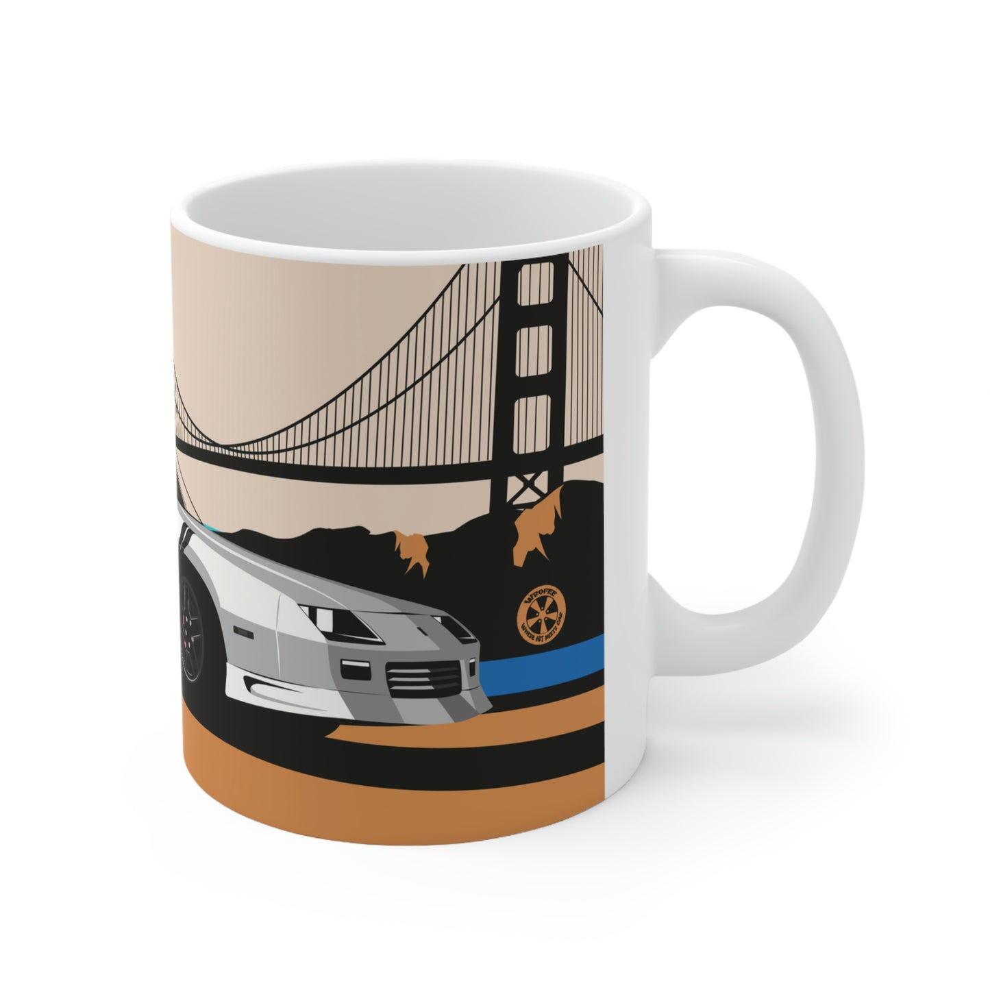 Retro Camaro Z28 Car Mug