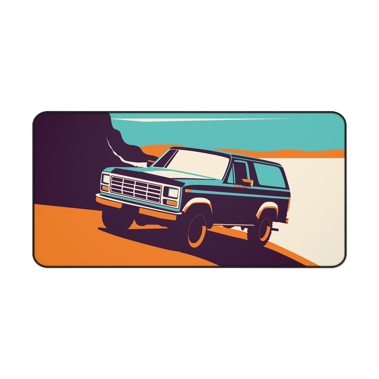 Retro Bronco Large Mouse Pad