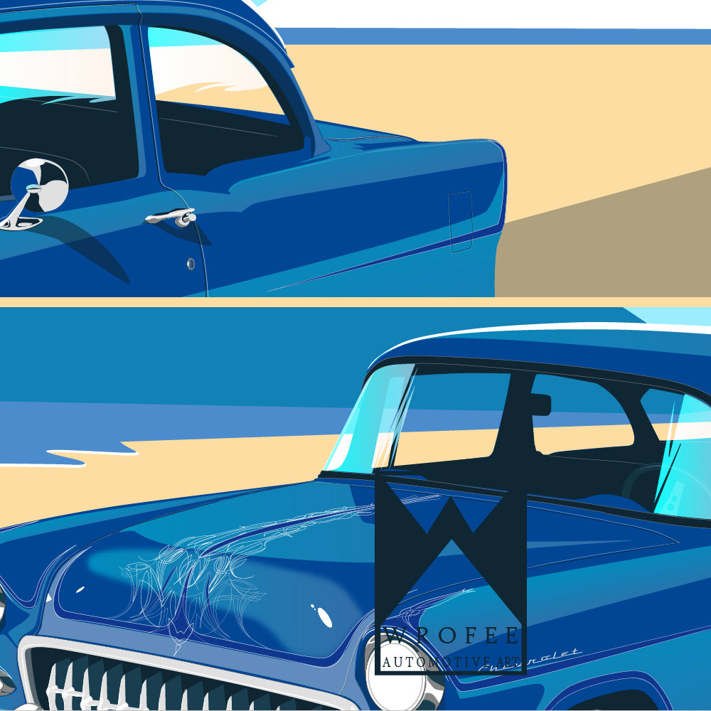 Bel Air Classic Car Print