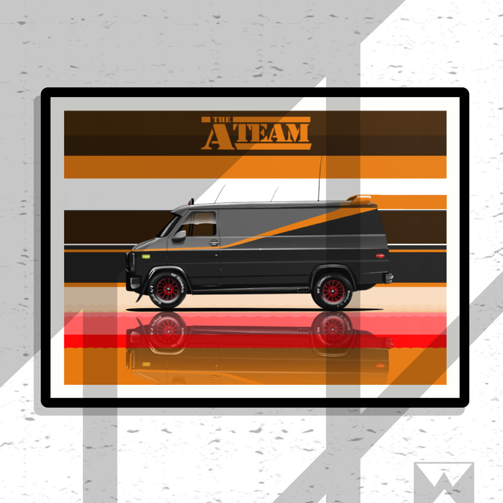 A-Team Vintage Van Print