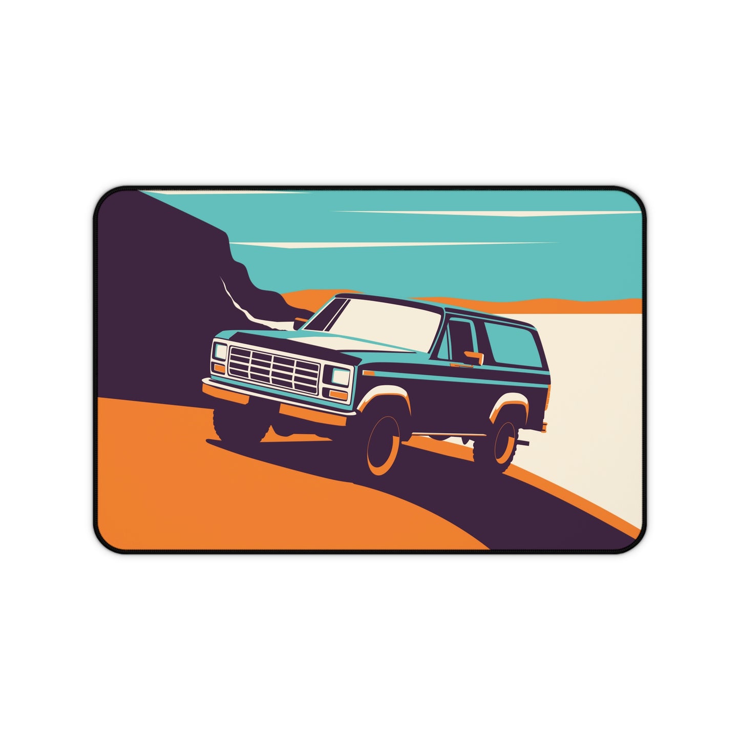 Retro Bronco Large Mouse Pad