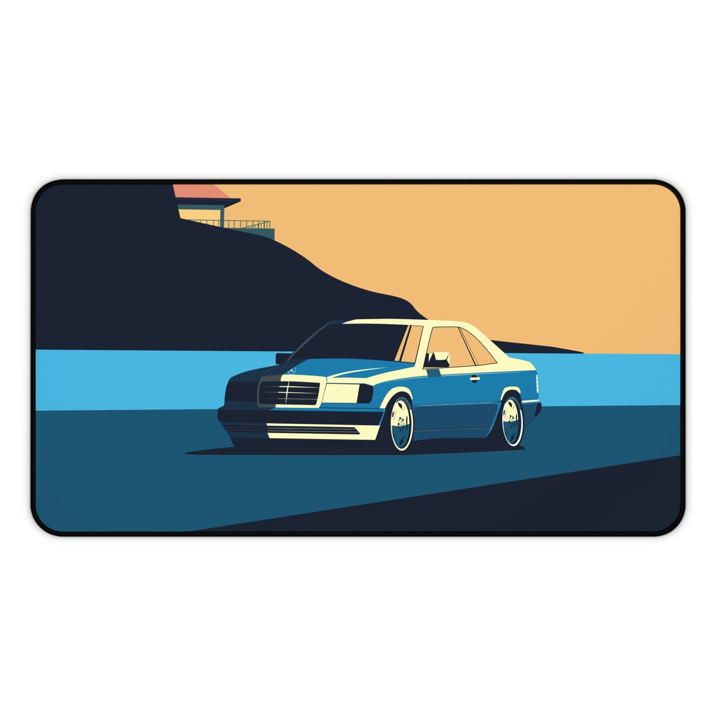 Vintage Mercedes C124 Mouse Pad