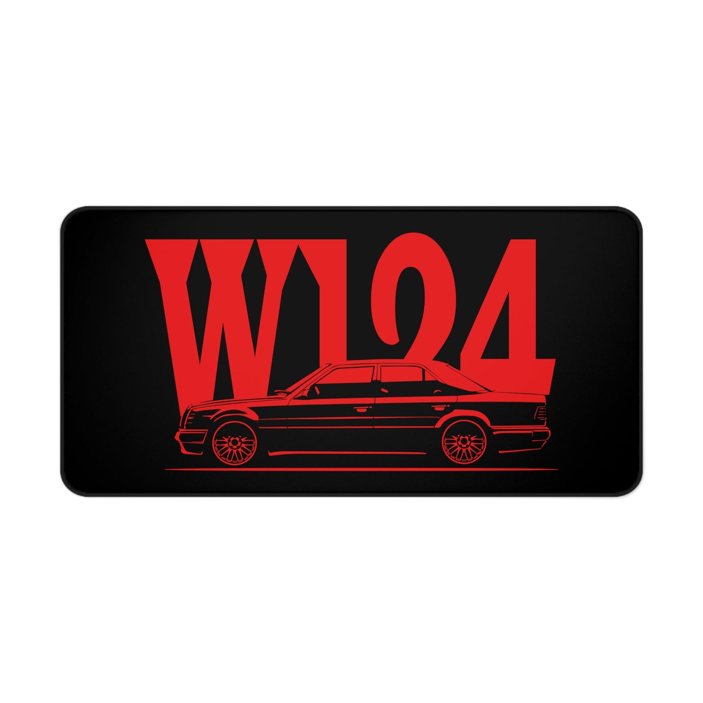 Retro W124 E500 AMG Large Mouse Pad