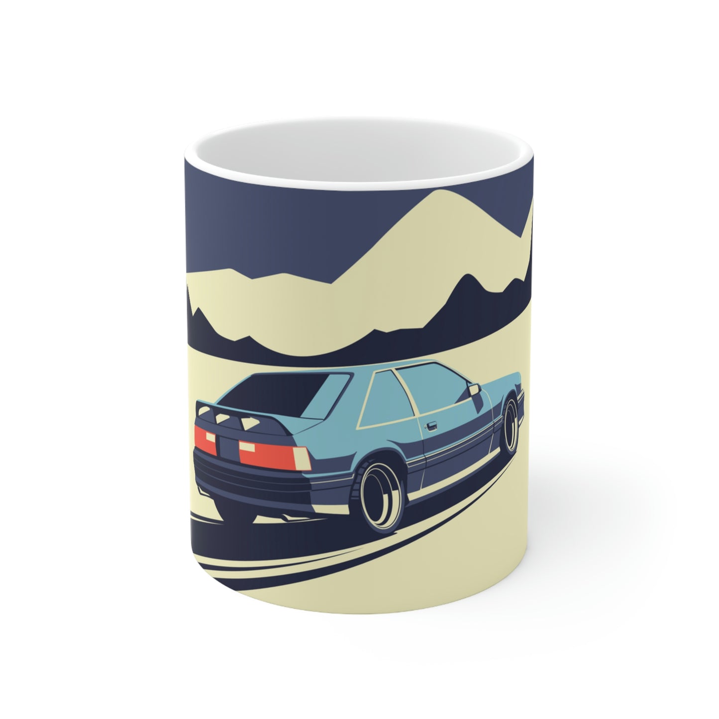 Retro Mustang Cobra Car Mug