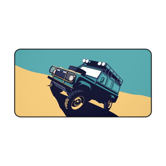 Retro Camel Trophy Defender 110 Large Mouse Pad