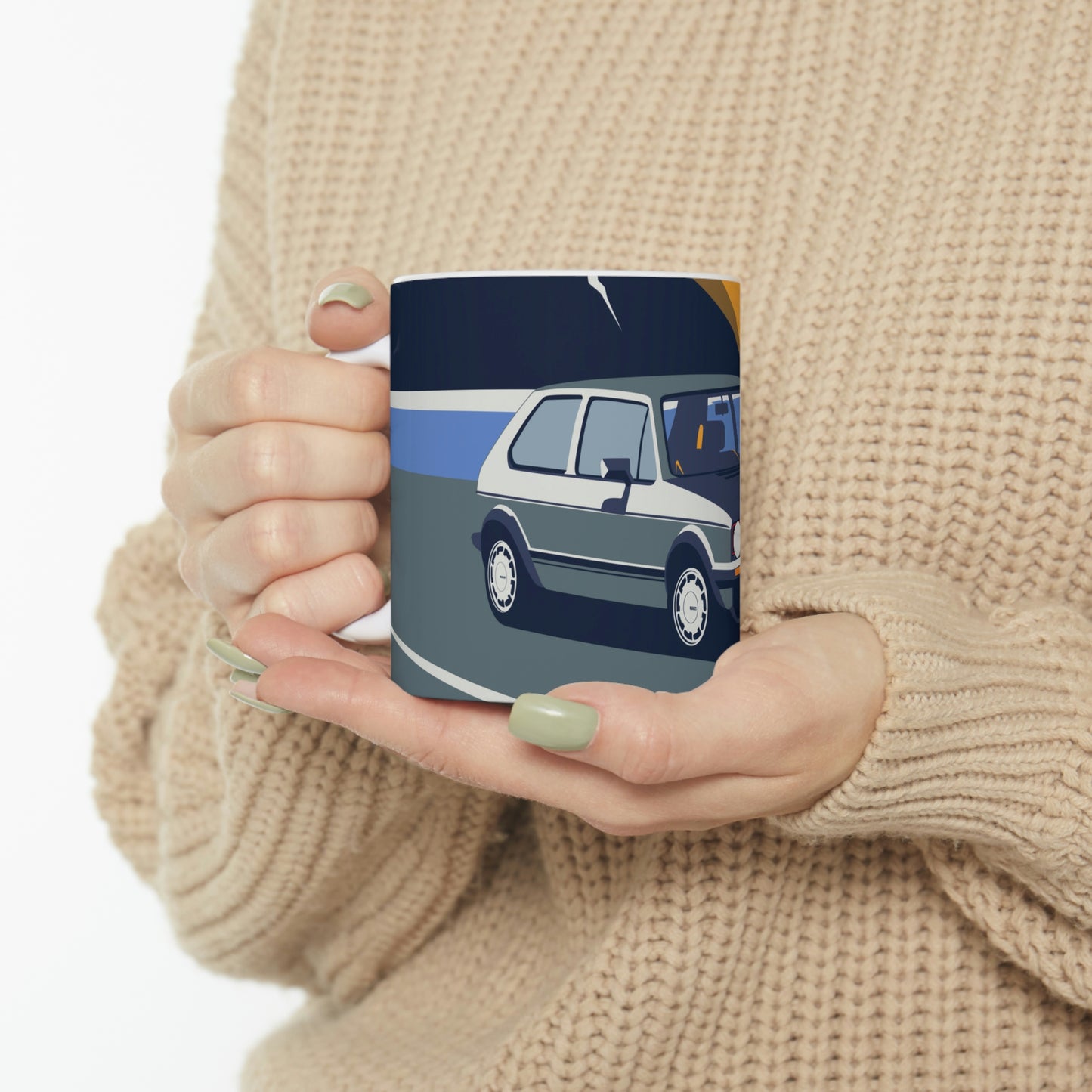 Vintage Car Golf GTI MK1 Mug