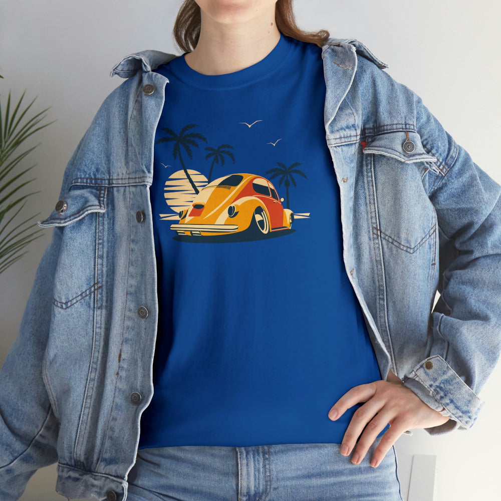 Vintage Beetle Unisex Cotton T-Shirt