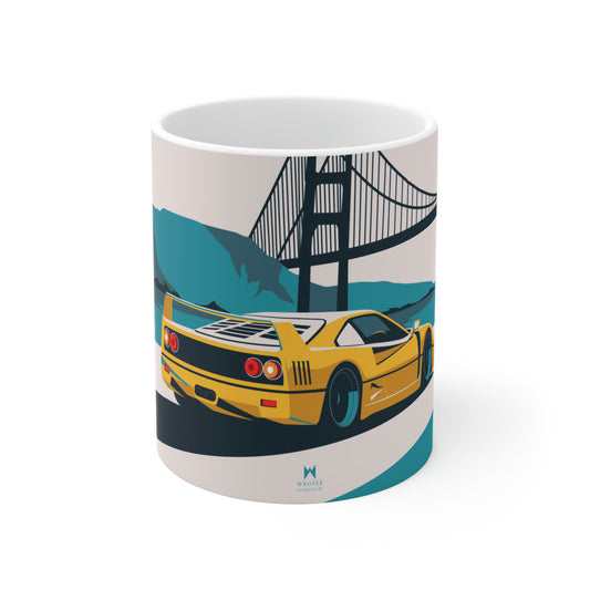 F40 Sports Car Mug