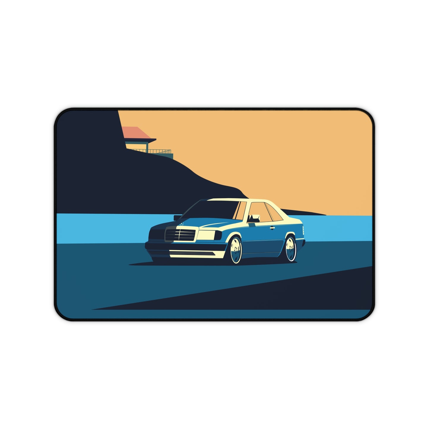 Vintage Mercedes C124 Mouse Pad