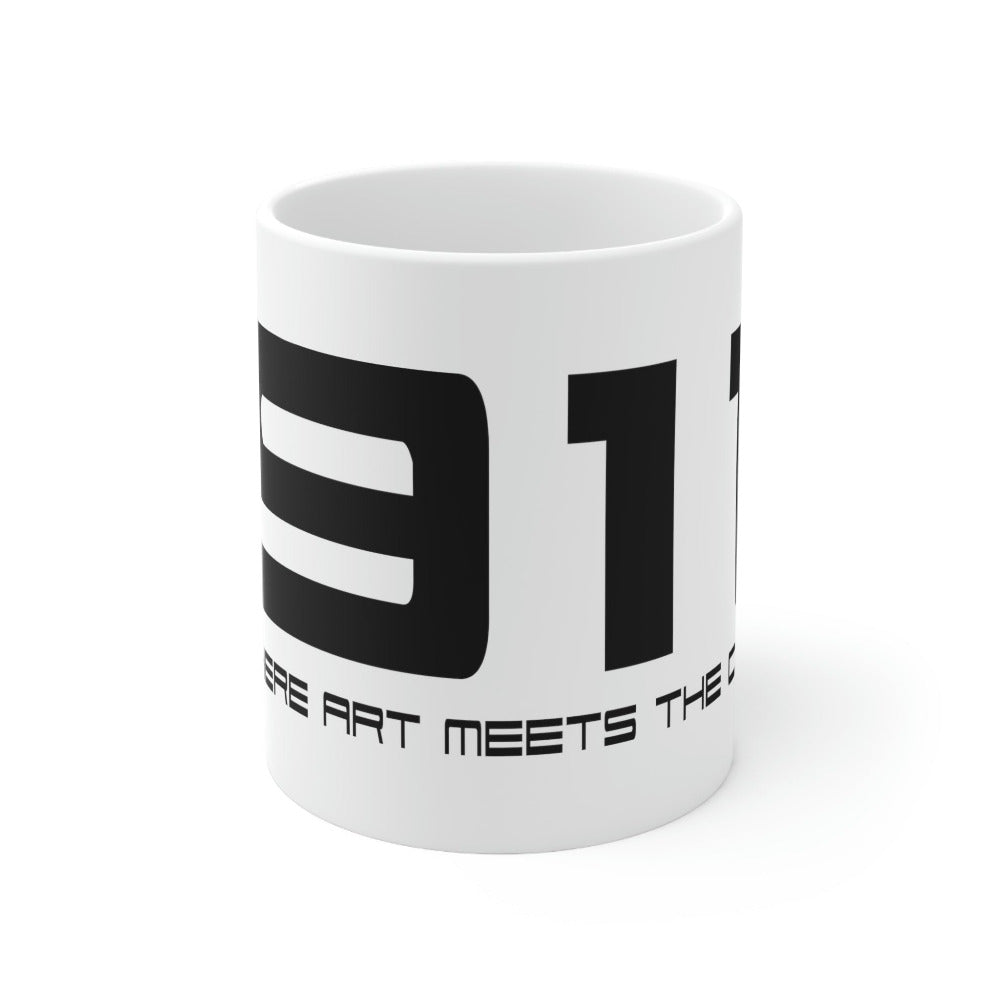 porsche 911 car mug