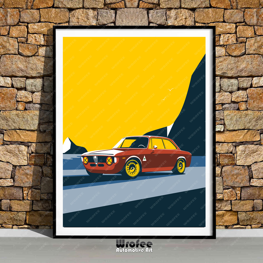 Vintage Giulia GTA Print