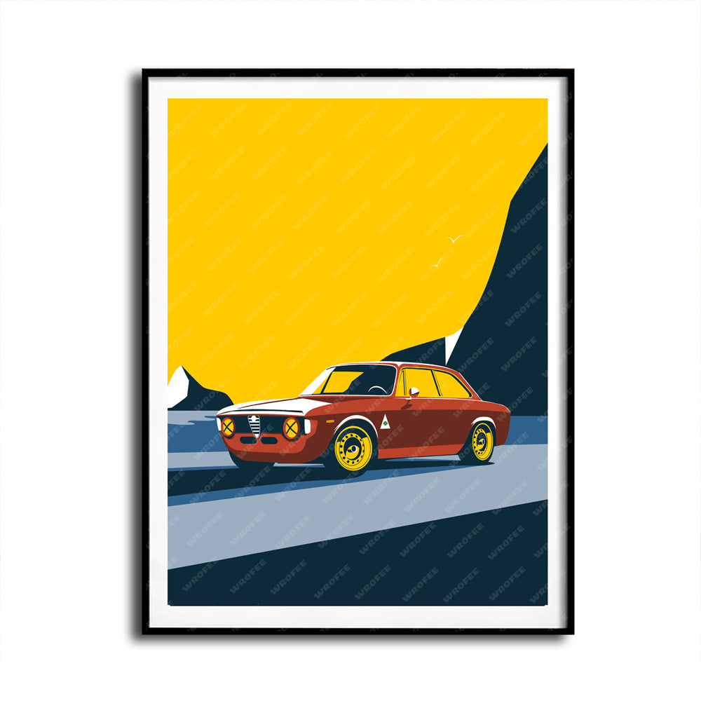 Vintage Giulia GTA Print