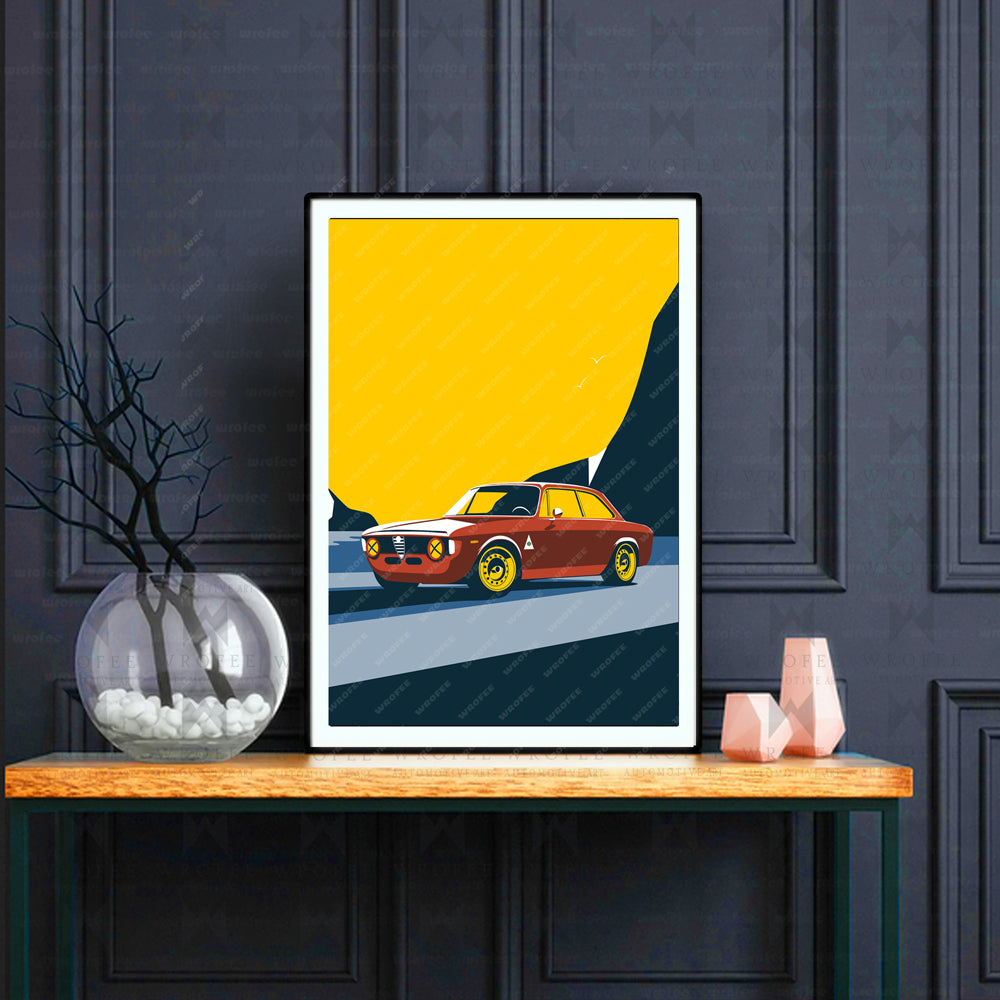 Vintage Giulia GTA Print