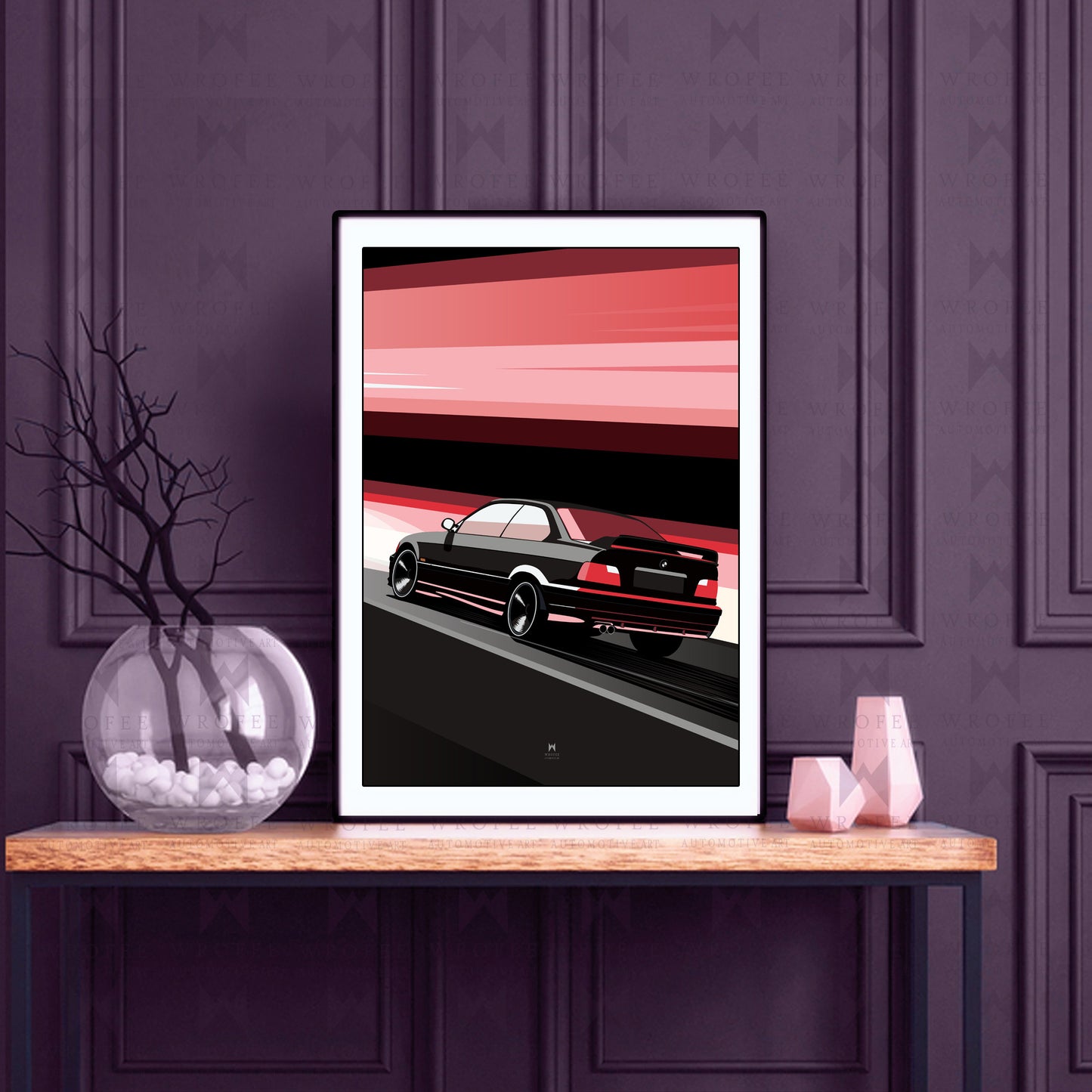 E36 M3 GT Art Poster
