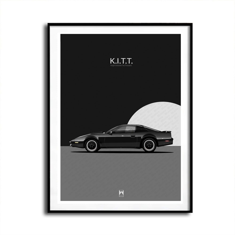 Knight Rider Vintage Car Poster