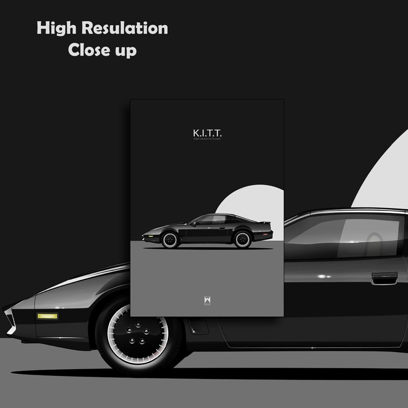 Knight Rider Vintage Car Poster